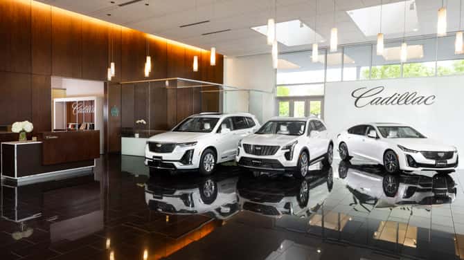 Sewell Cadillac of Houston Showroom