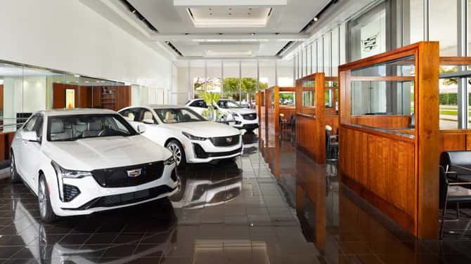 Sewell Cadillac of Dallas Showroom