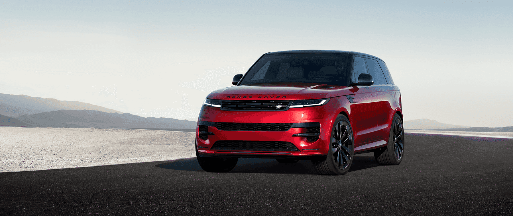 Red Range Rover Sport