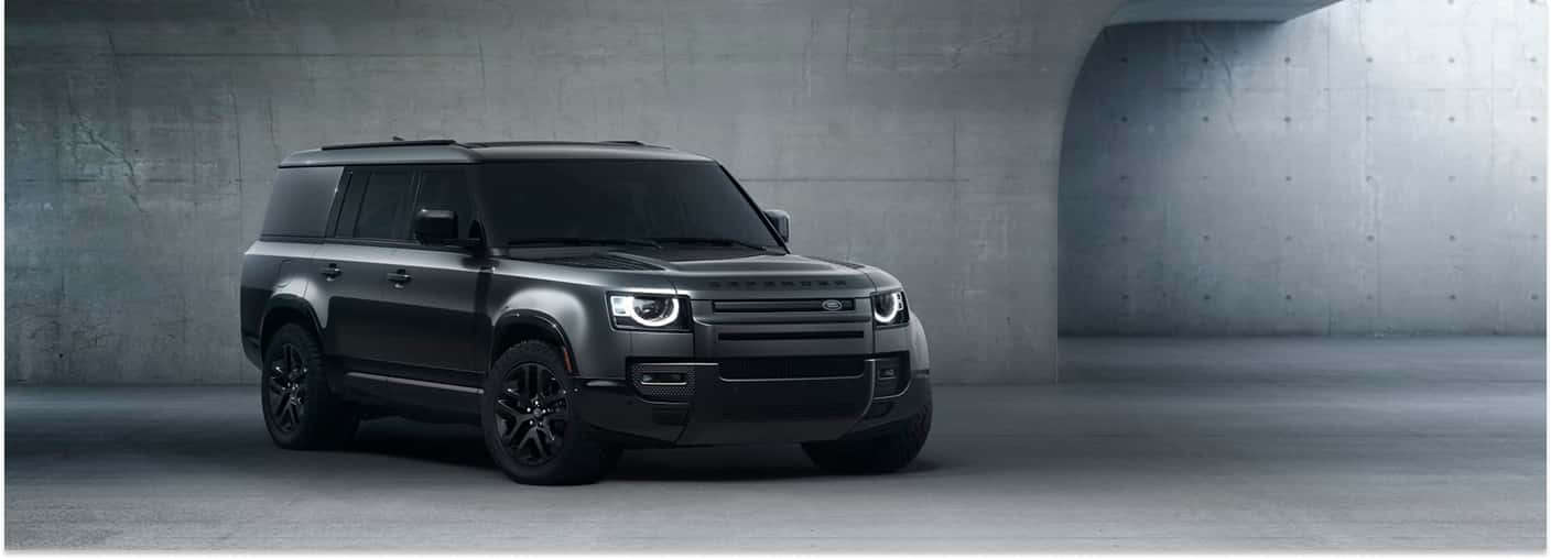 Dark Gray 2025 Defender 130 Parked