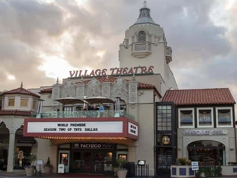 Exterior of Highland Park Village Theater