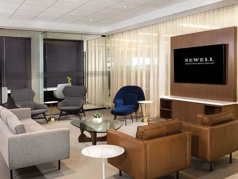Sewell Lexus of Fort Worth Customer Lounge