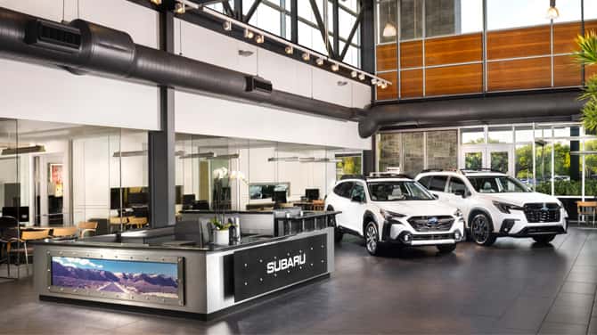 Sewell Subaru of Dallas Showroom