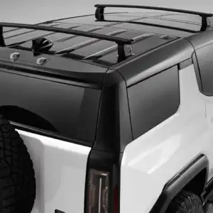 2026 GMC Hummer EV SUV 3/4 Rear and Passenger Side View
