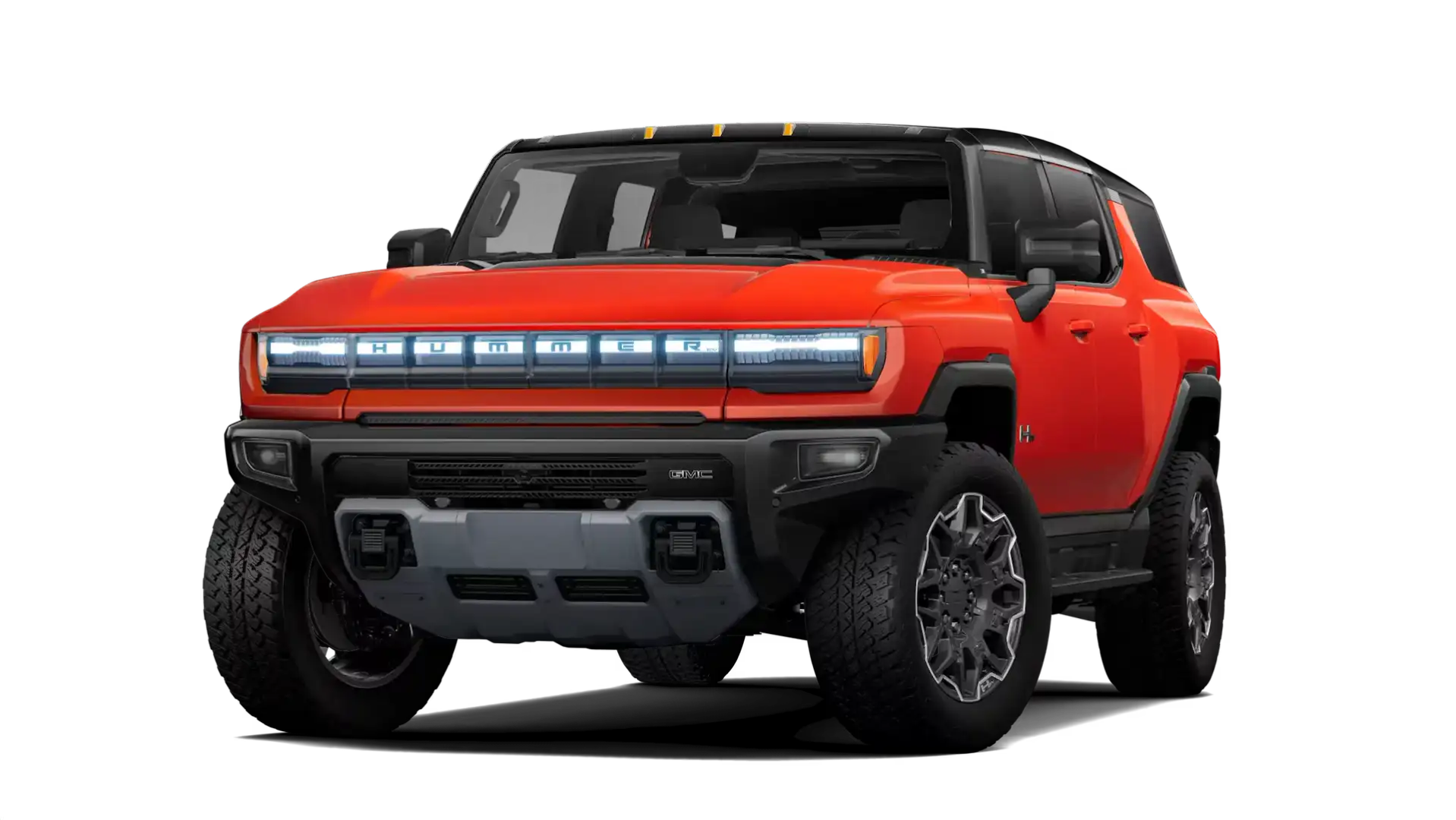 2026 GMC Hummer EV SUV Solar Orange