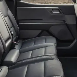 2026 GMC Sierra EV Rear Seats