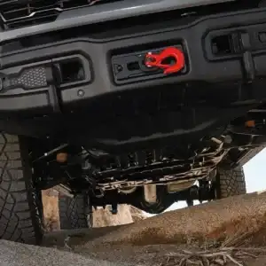 2026 GMC Sierra HD Underside with Stamped Steel Skid Plates