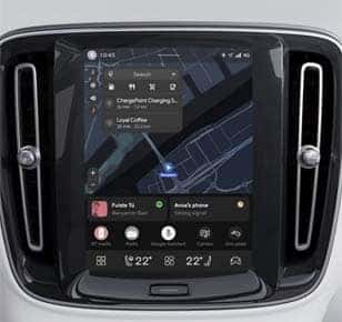 9-inch center display
