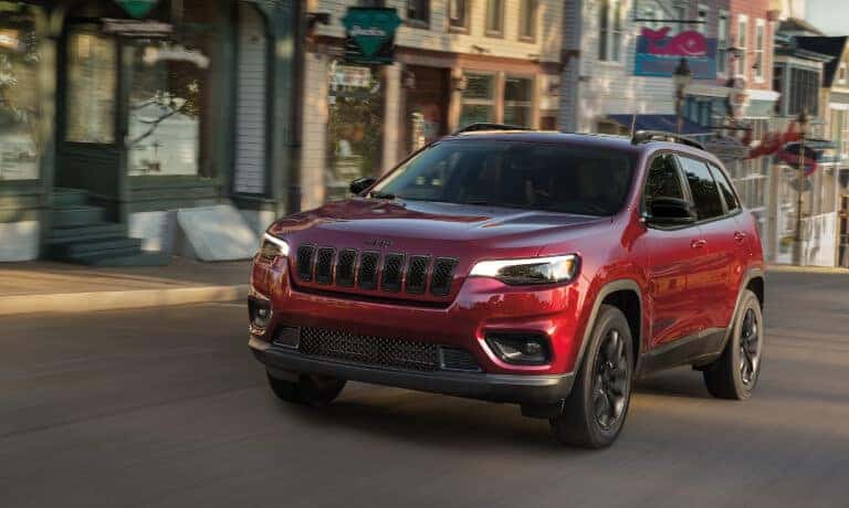 2023 Jeep Cherokee Exterior Driving Through Town