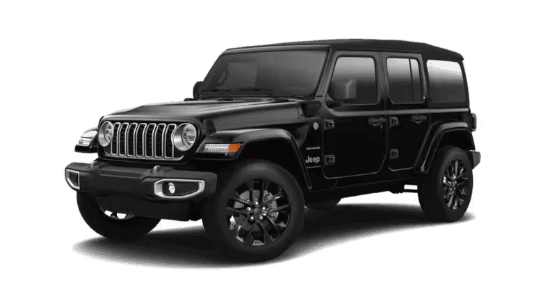 2024 Jeep Wrangler 4xe Sahara Exterior - Black