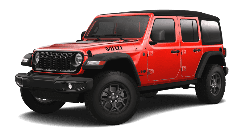 2024 Jeep Wrangler Willys Exterior - Firecracker Red