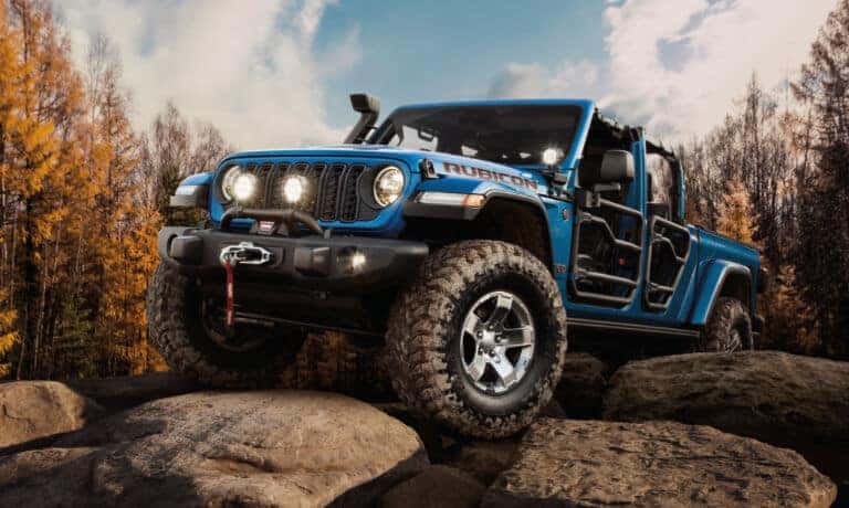 2024 Jeep Gladiator Exterior Offroad On Rocks