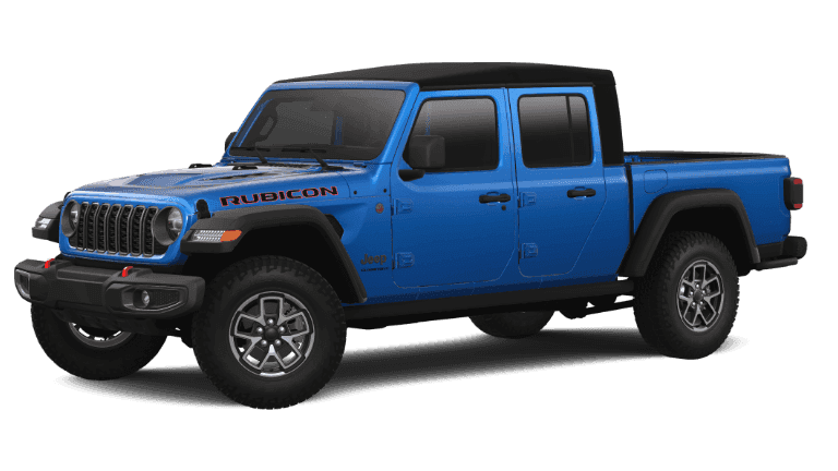 2024 Jeep Gladiator Rubicon Exterior - Hydro Blue Pearl