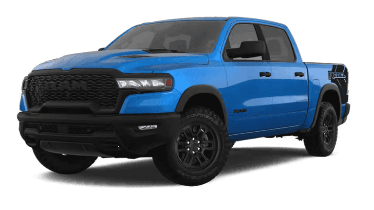 2025 Ram 1500 Rebel in Hydro Blue