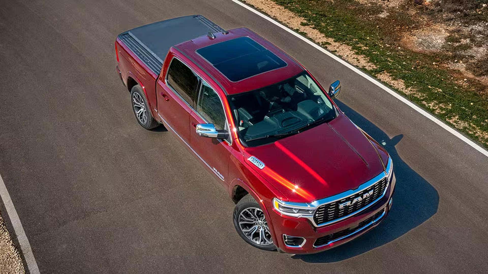 2025 Ram 1500 exterior dimensions graphic