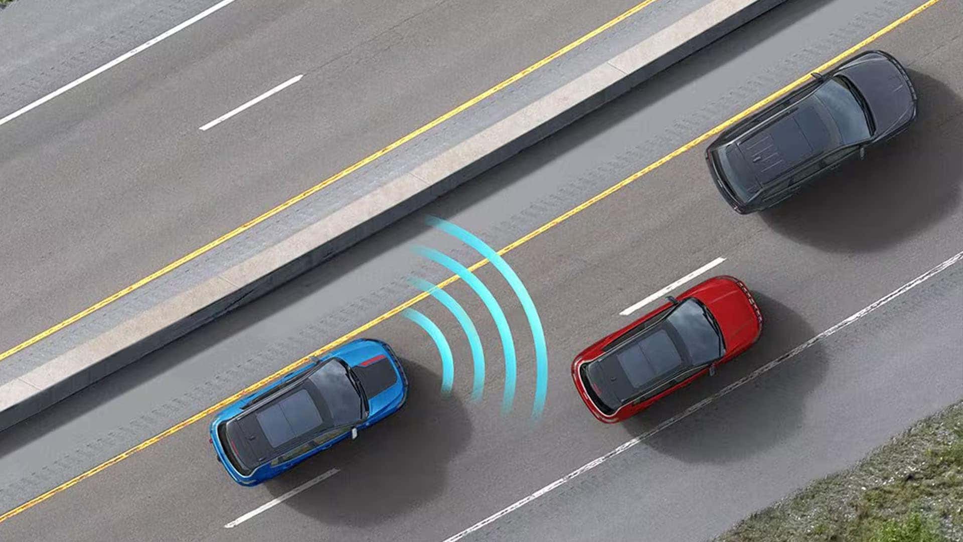 Forward collision alert view