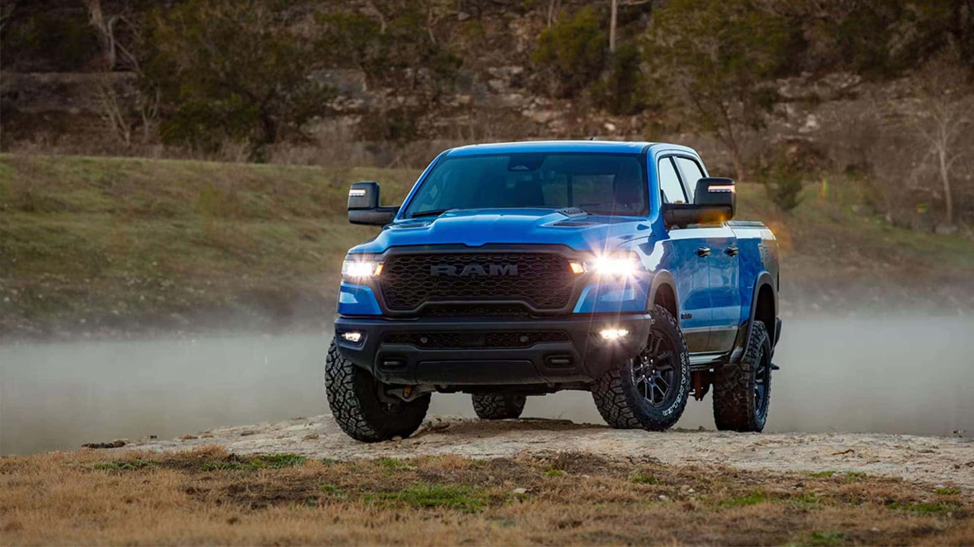 2025 Ram 1500 LED lighting signature with headlamps and fog lamps