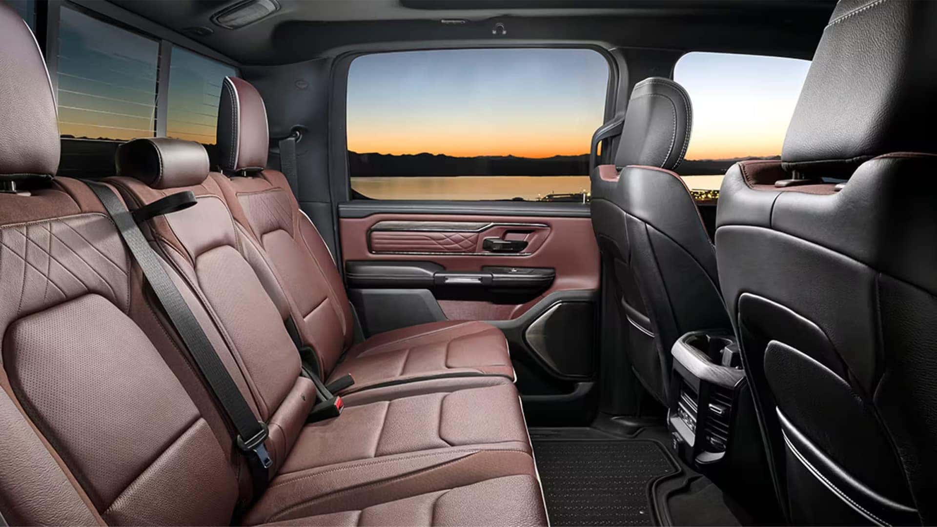 Second row space and headroom in the 2025 Ram 1500