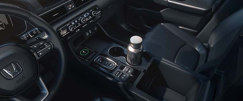 Leather-Trimmed Interior