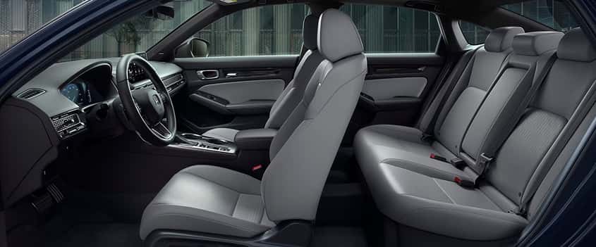 Leather-Trimmed Interior