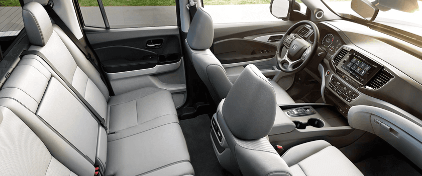 Leather-Trimmed Interior