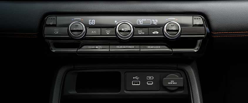 Tri-Zone Climate Control