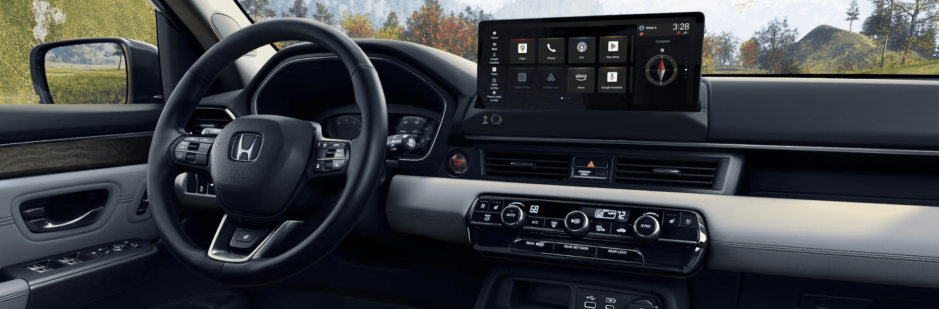 Honda Pilot interior technology