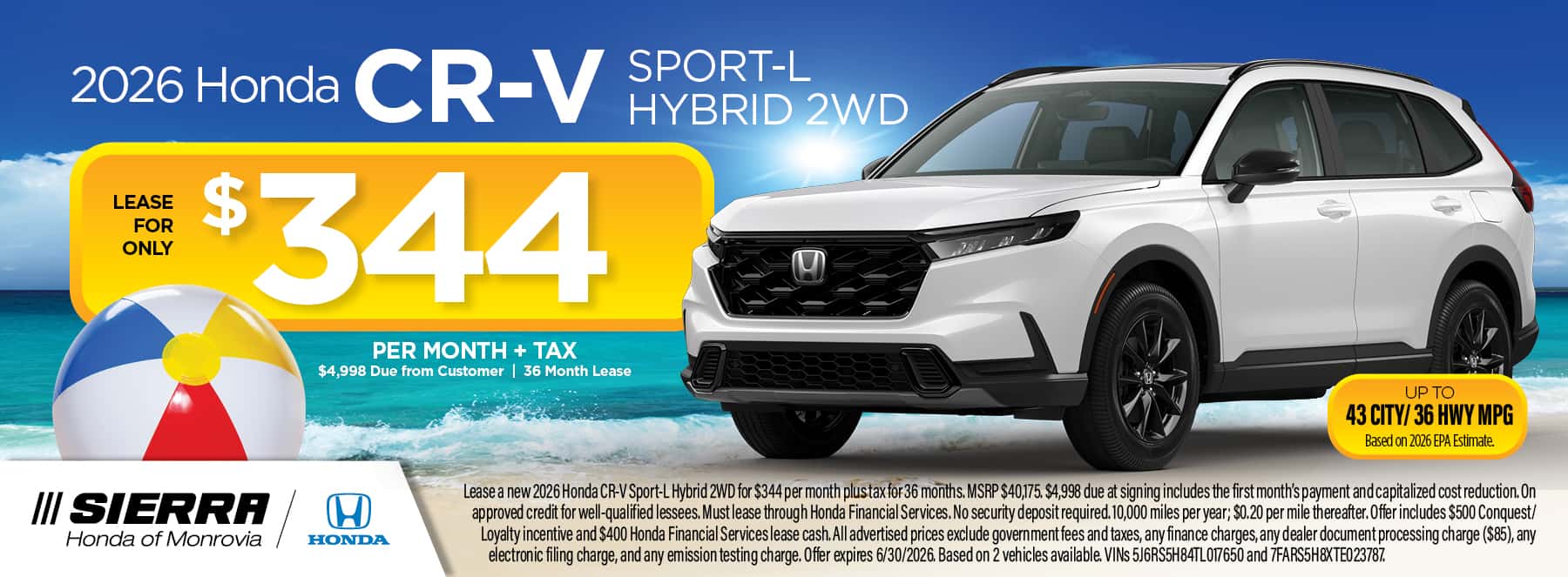 june crv sport L