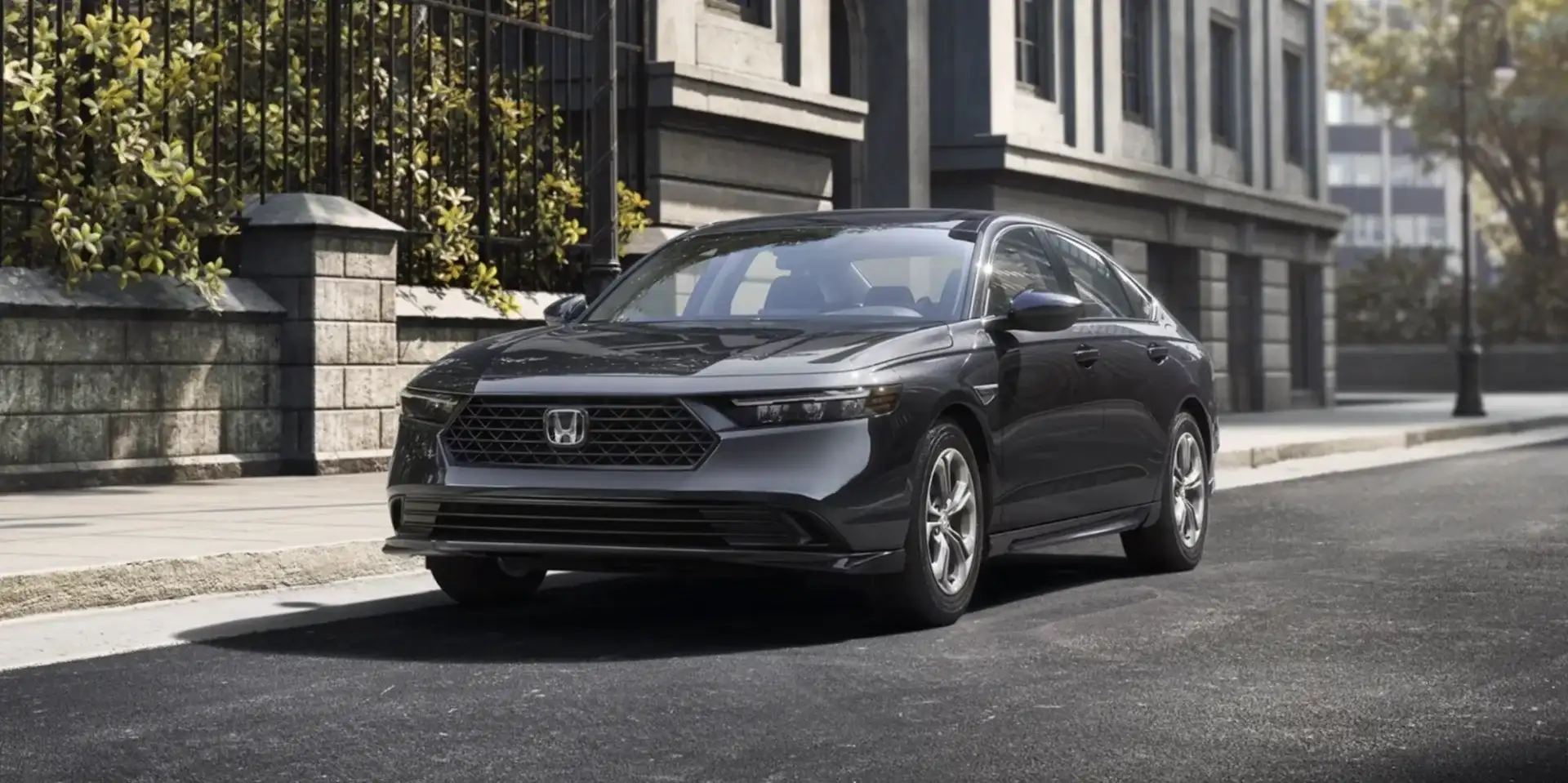 2026 Honda Accord LX shown in Meteorite Gray Metallic