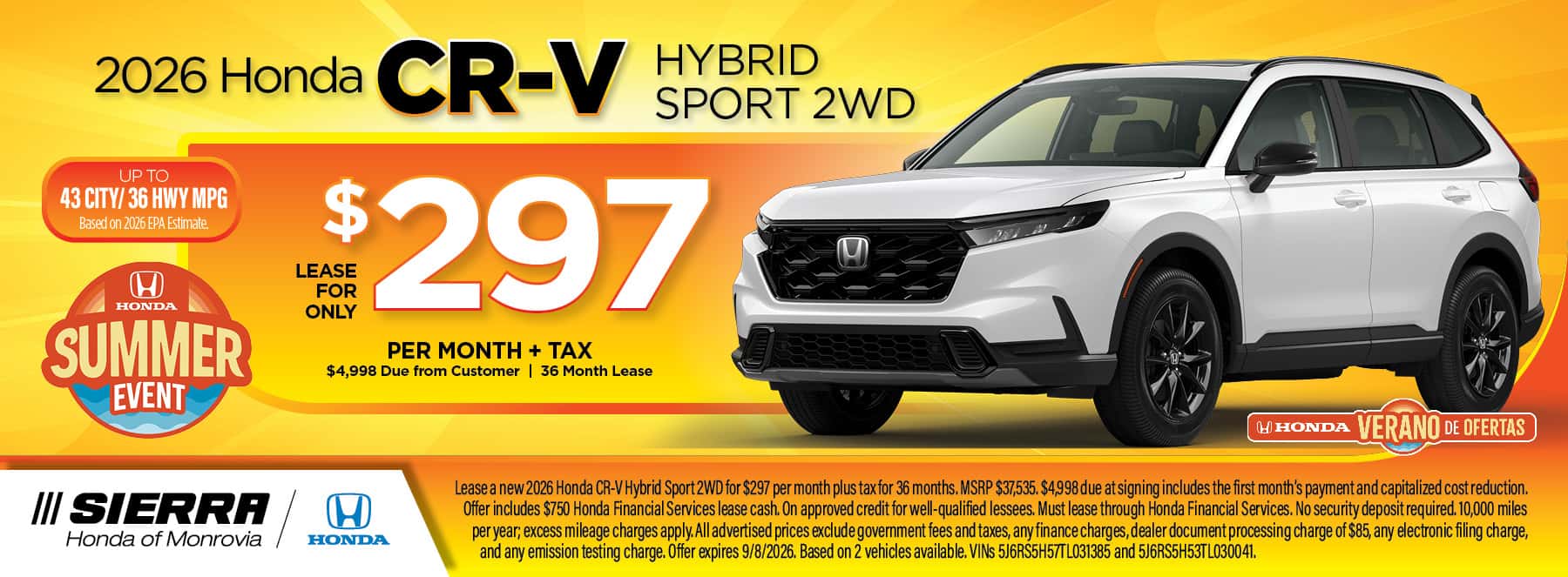 Aug CRV