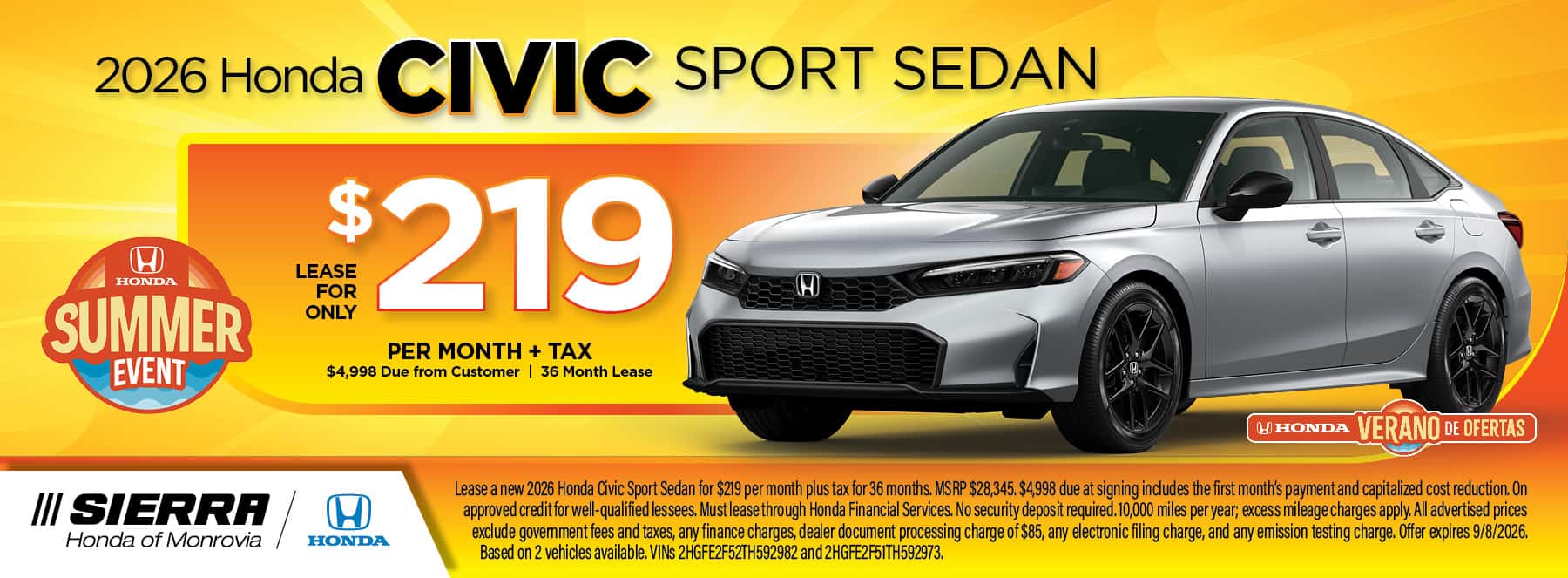 aug civic sport