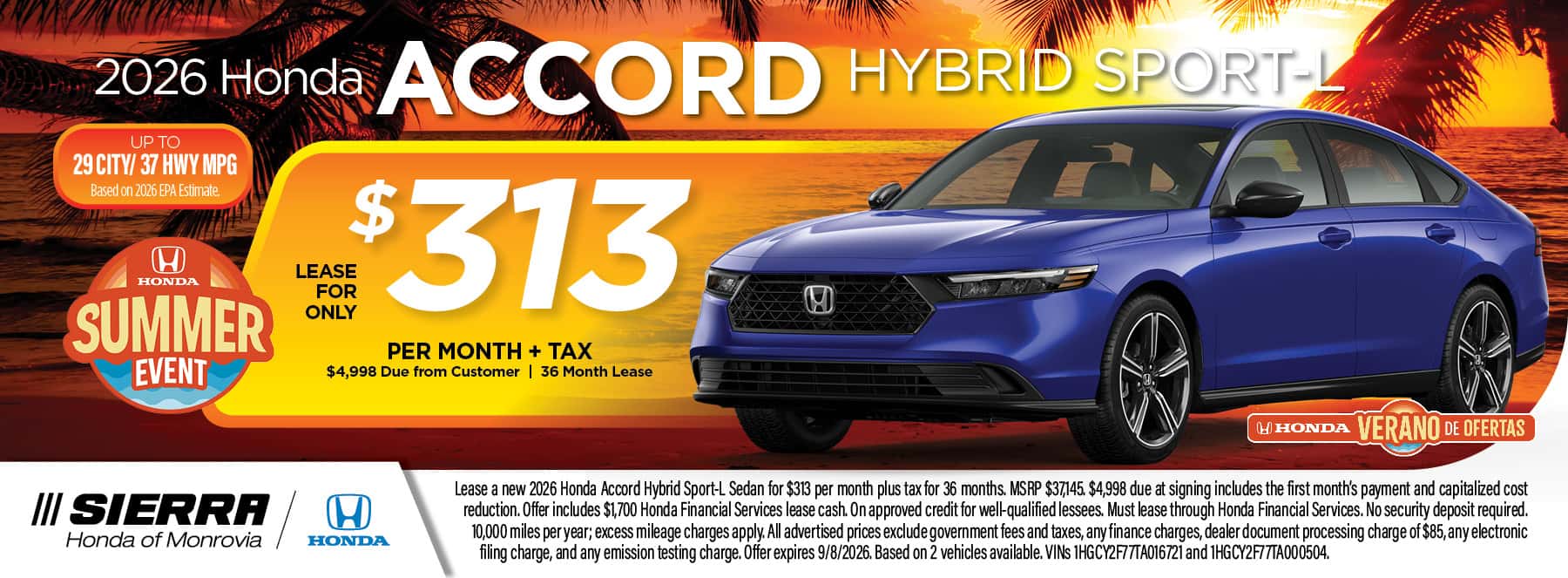 accord hybrid july