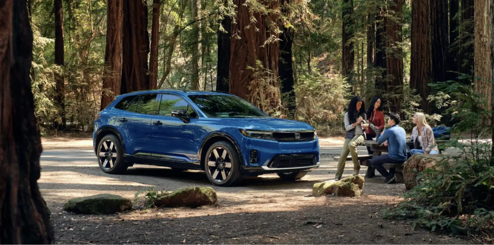 2026 Honda Prologue Elite shown in Pacific Blue Metallic