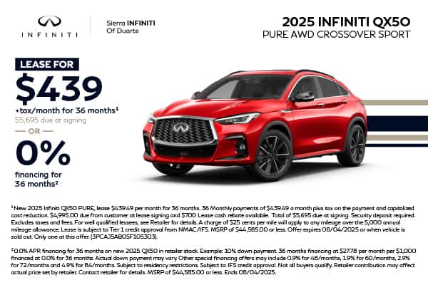 2025 INFINITI QX50 PURE AWD CROSSOVER Sport