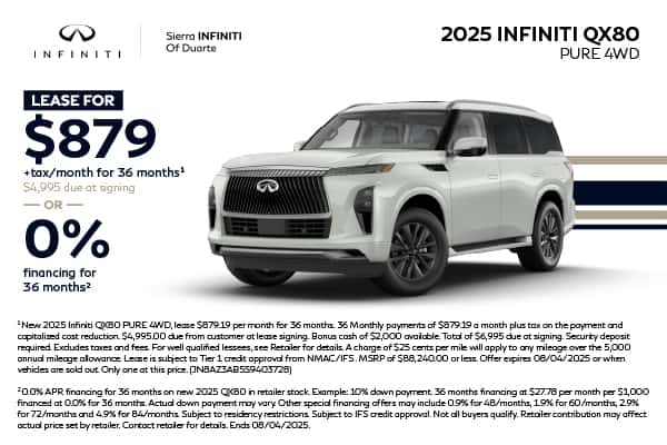 2025 INFINITI QX80 PURE 4WD