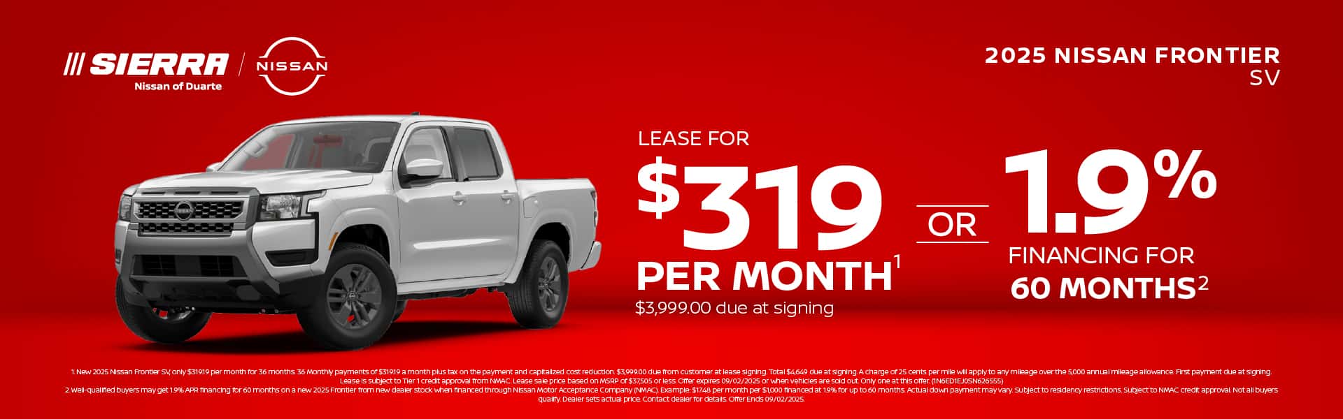 Frontier Offer