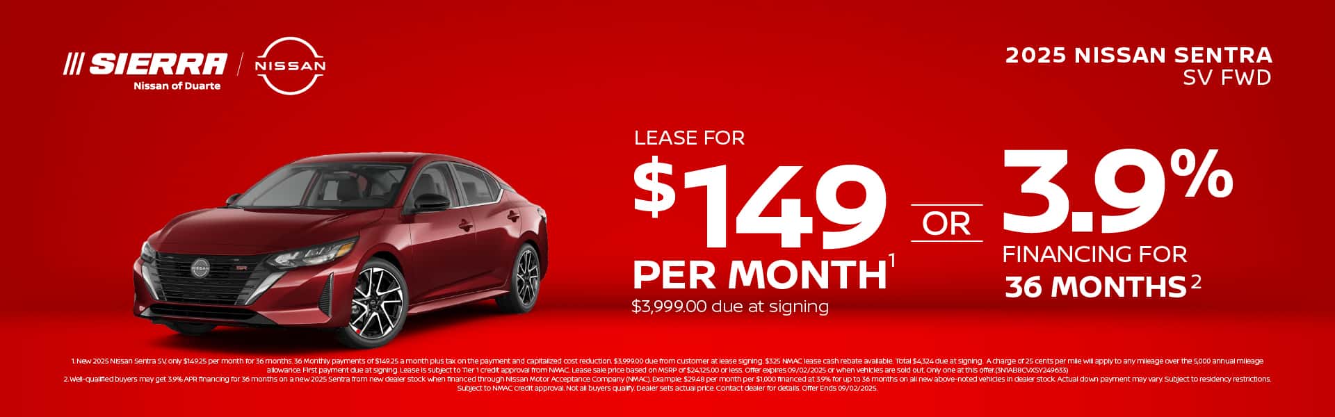 Sentra Offer