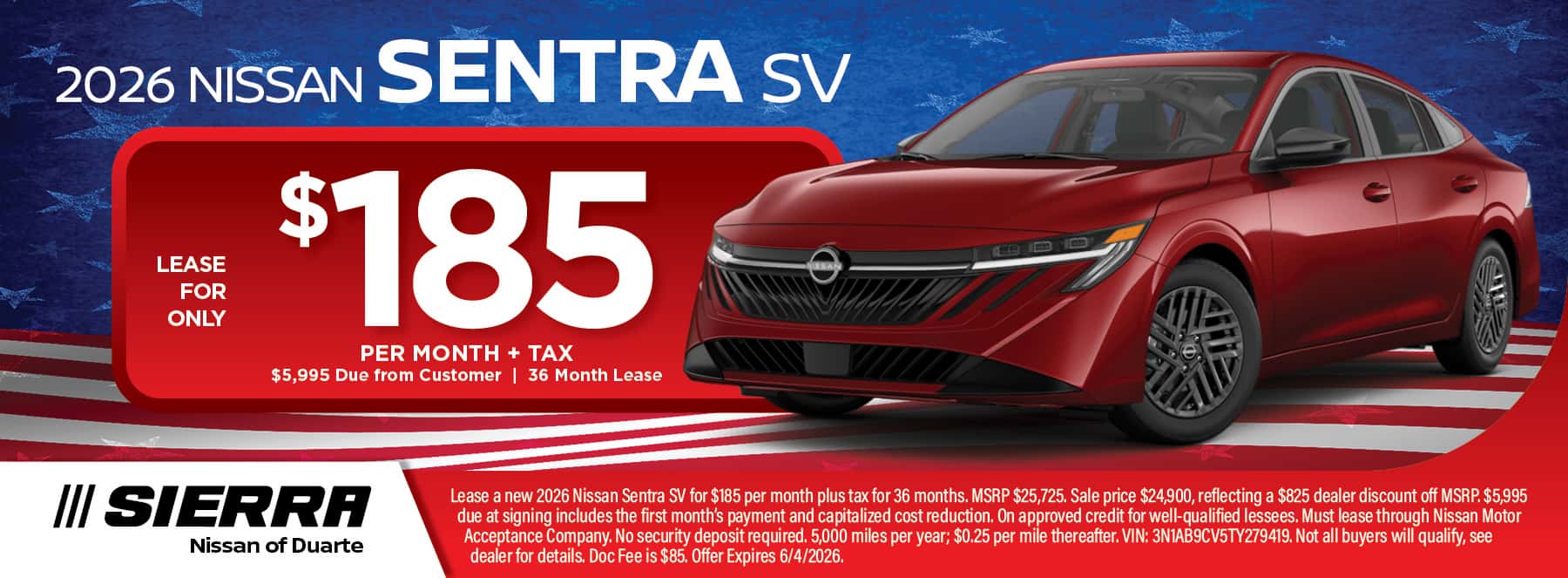 may sentra sv