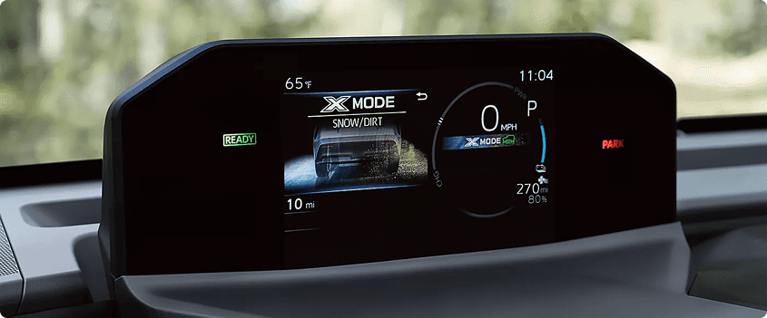 AWD EV with 8.3 Inches of Ground Clearance and X-MODE®