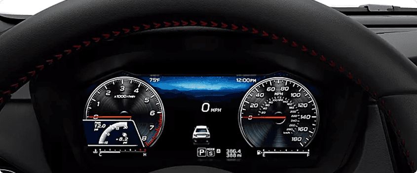 Full Digital LCD Gauge Cluster