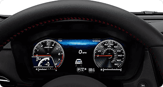 Full Digital LCD Gauge Cluster