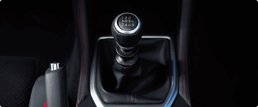 Quick-Shifting 6-Speed Manual Transmission