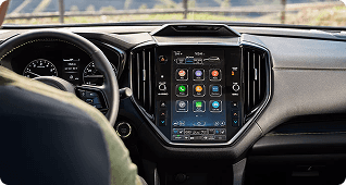 Subaru Multimedia System with Standard Wireless Apple CarPlay and Android Auto