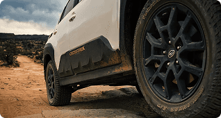 Up to 9.3 Inches of Ground Clearance