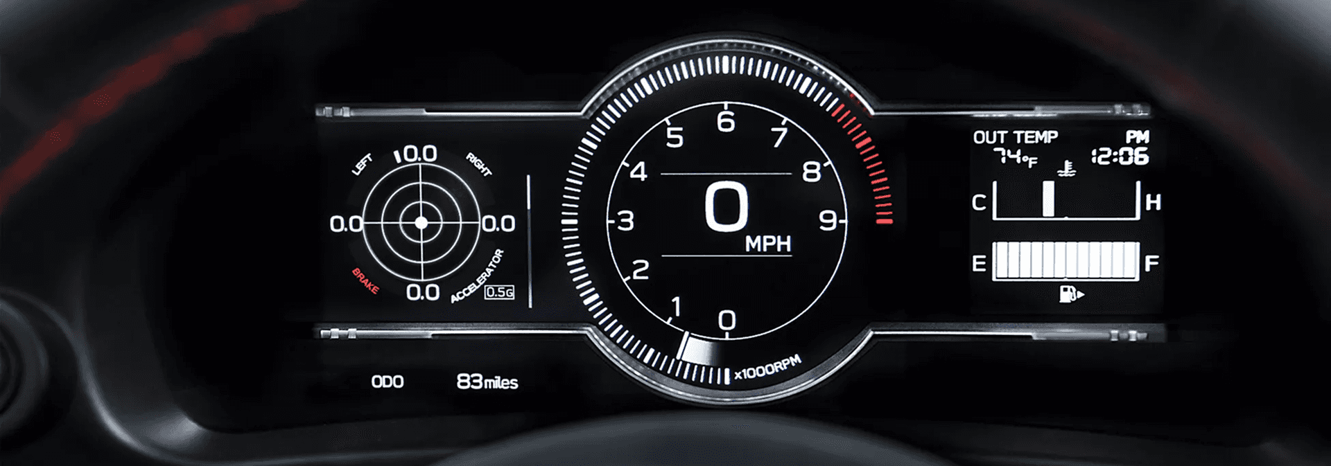 BRZ connected cockpit interior