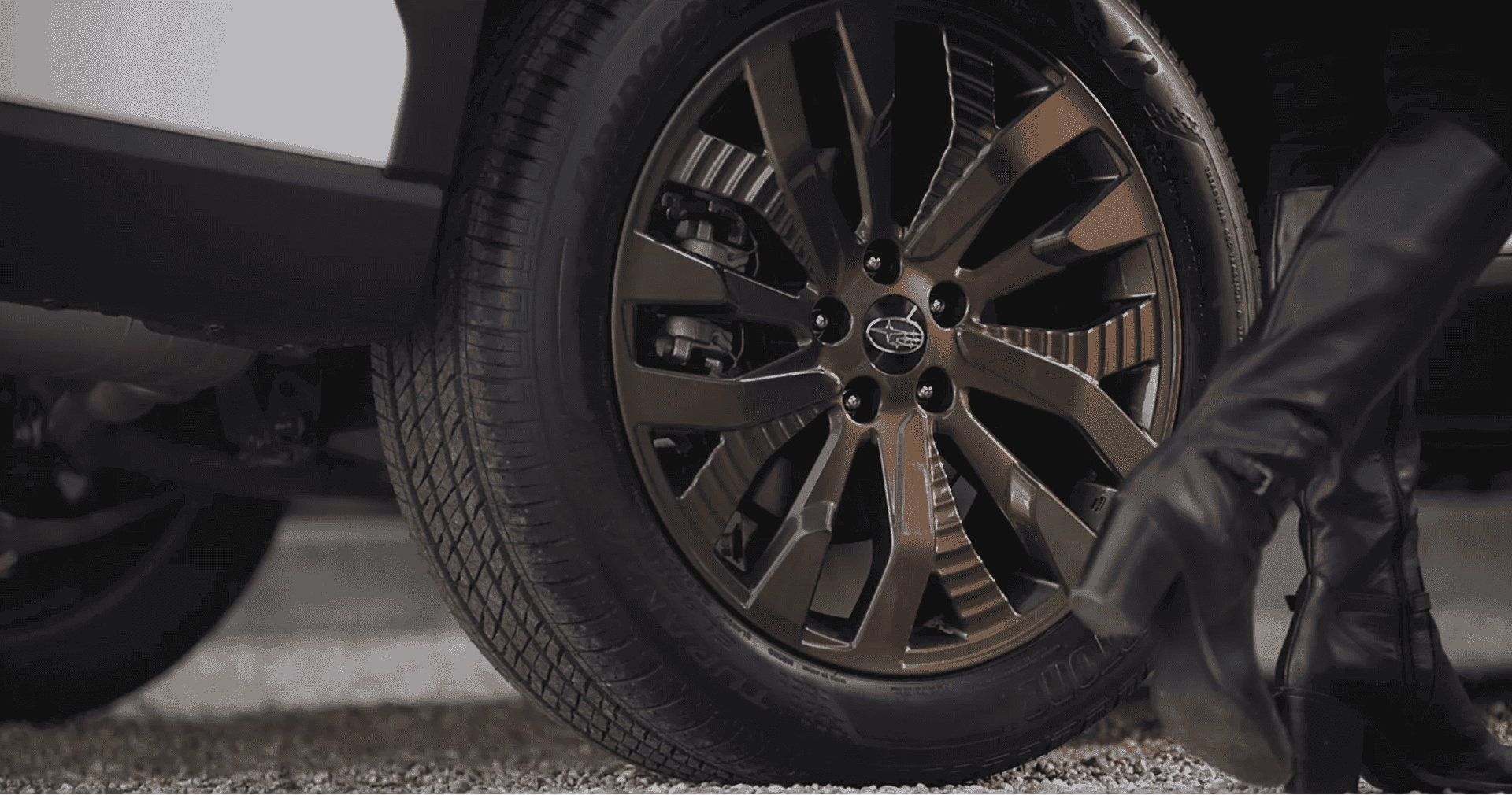 The 2026 Subaru Forester available bronze-finish 19-inch alloy wheels