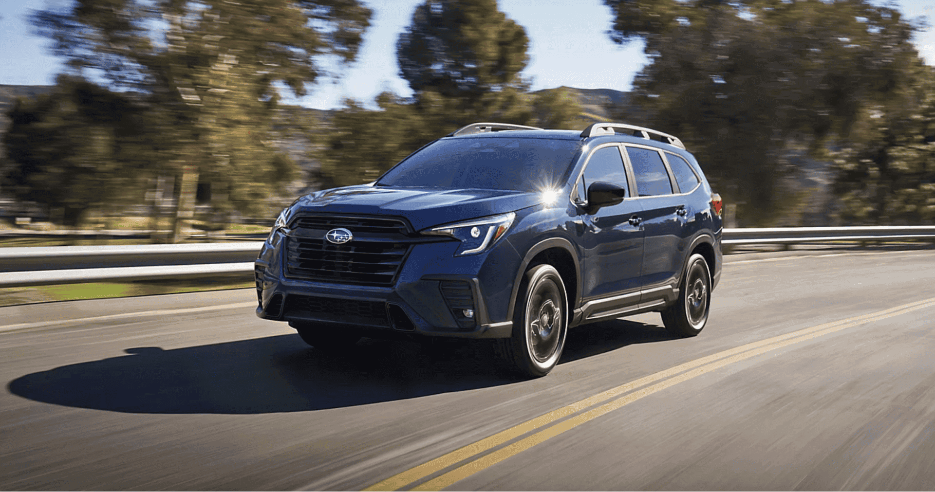 2026 Subaru Ascent Onyx Edition Touring shown in Sapphire Blue Pearl