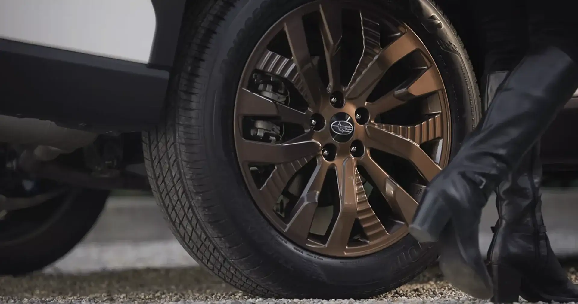 The 2026 Subaru Forester available bronze-finish 19-inch alloy wheels
