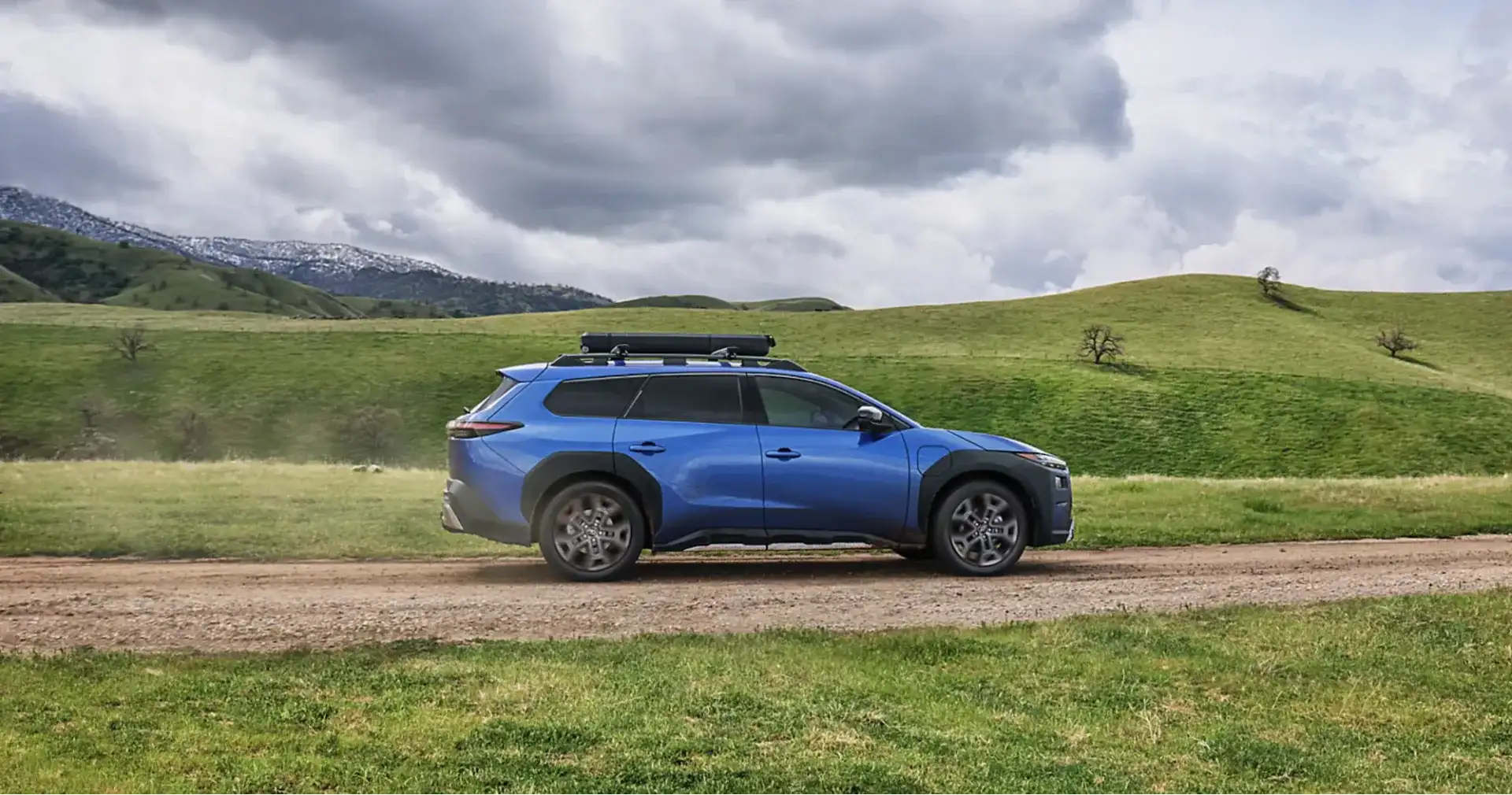 The 2026 Subaru Trailseeker Limited shown in Daybreak Blue Pearl with accessory and aftermarket equipment