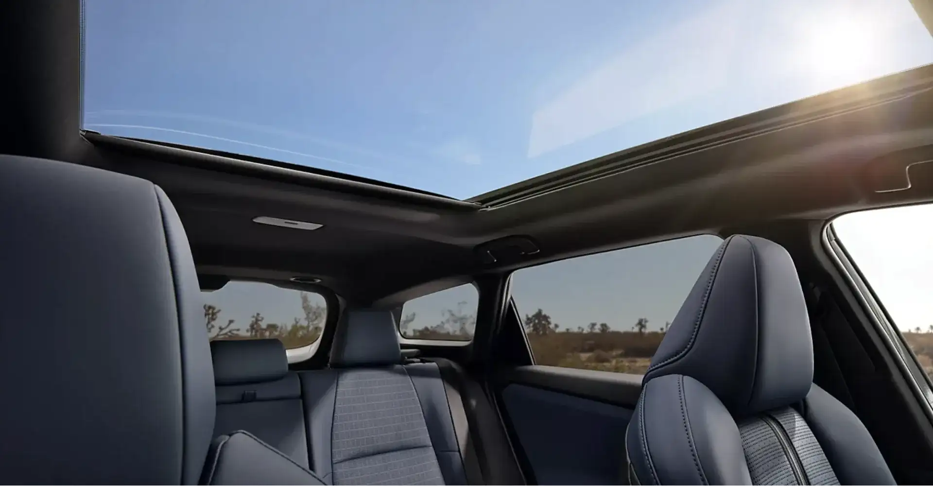 The 2026 Subaru Trailseeker Available panoramic glass roof with power sunshade